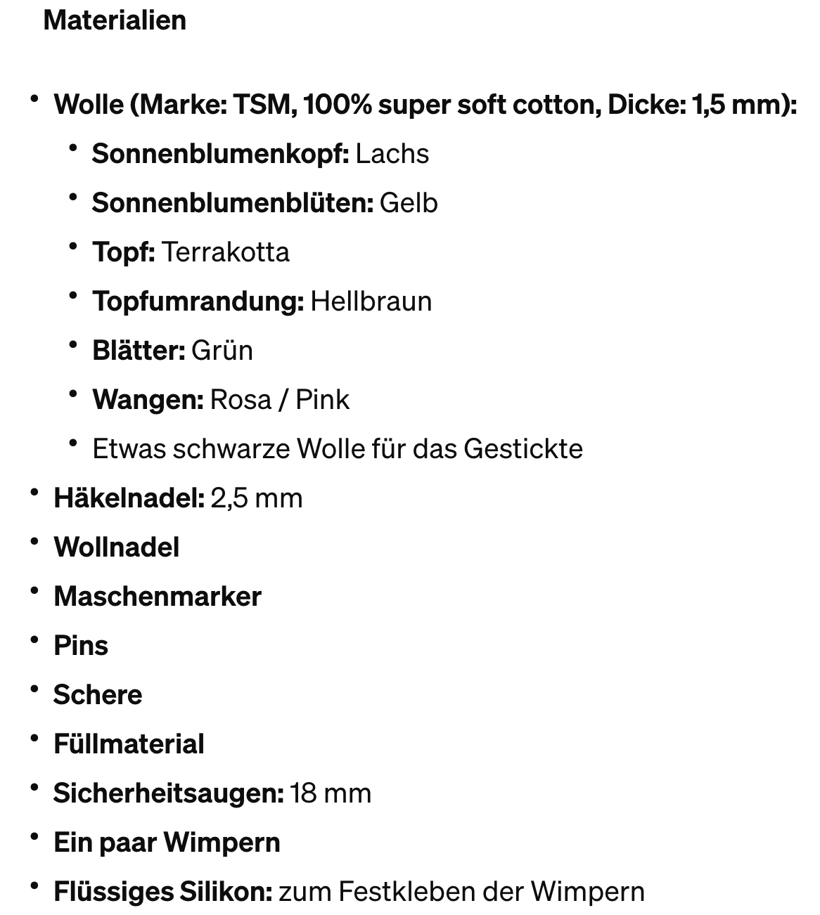 Sonnenblumen Dekoration FINGERINSPIRE Gehäkelte So Produktbild-Vorschau 5