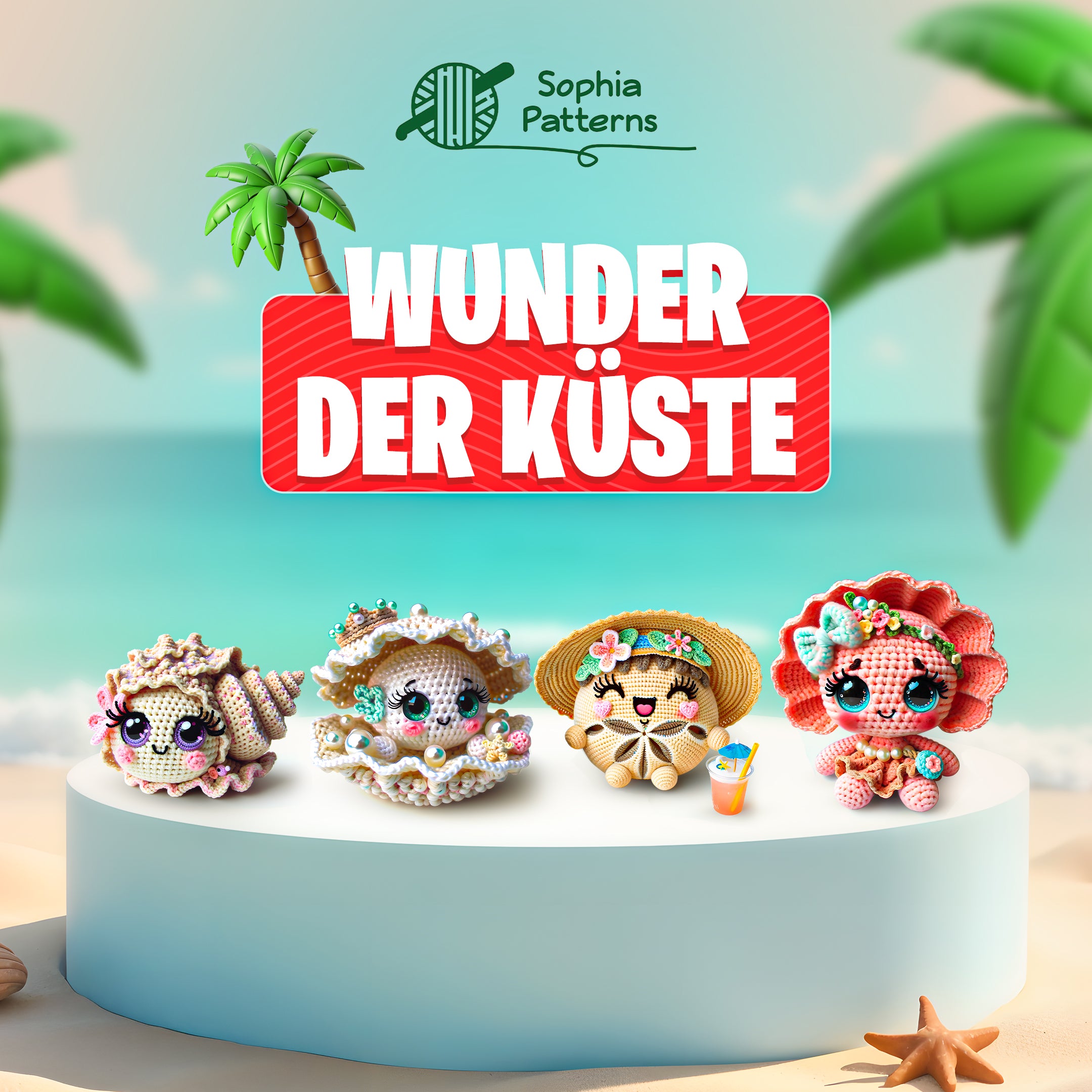4-in-1: Wunder der Meeresküste – Häkelanleitung