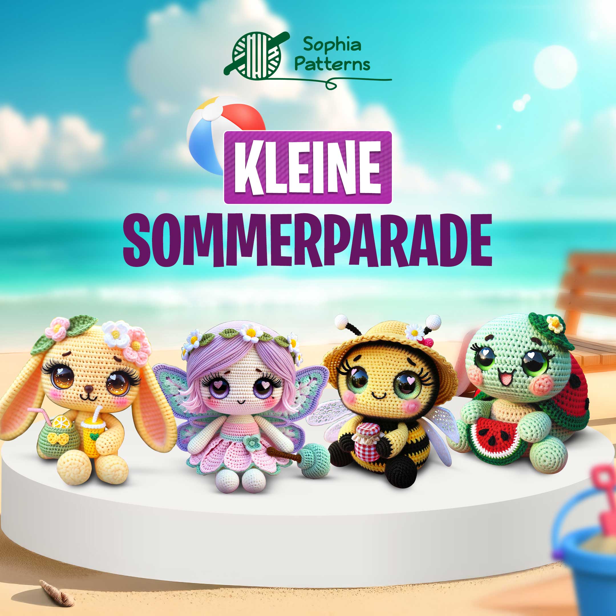 4 in 1: Die Sommerparade – Häkelanleitung